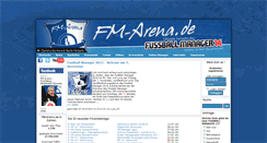 Desktop Screenshot of fm-arena.de